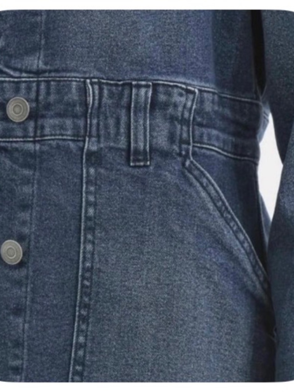 New In Plastic -Time and Tru Women's Denim Utility Jacket-Medium Wash Size XL - Picture 6 of 6